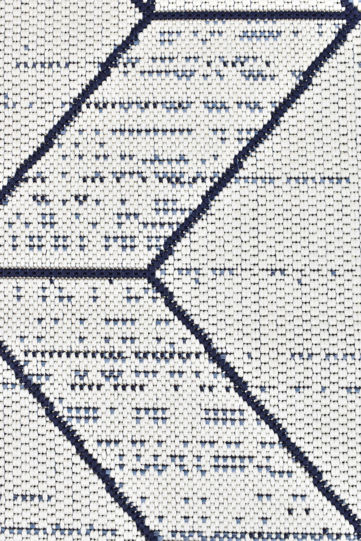 Iris White Blue Rug 47277-396