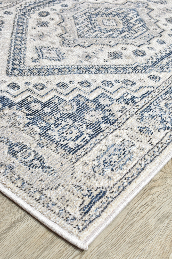 Medina Cream Blue Rug A161A