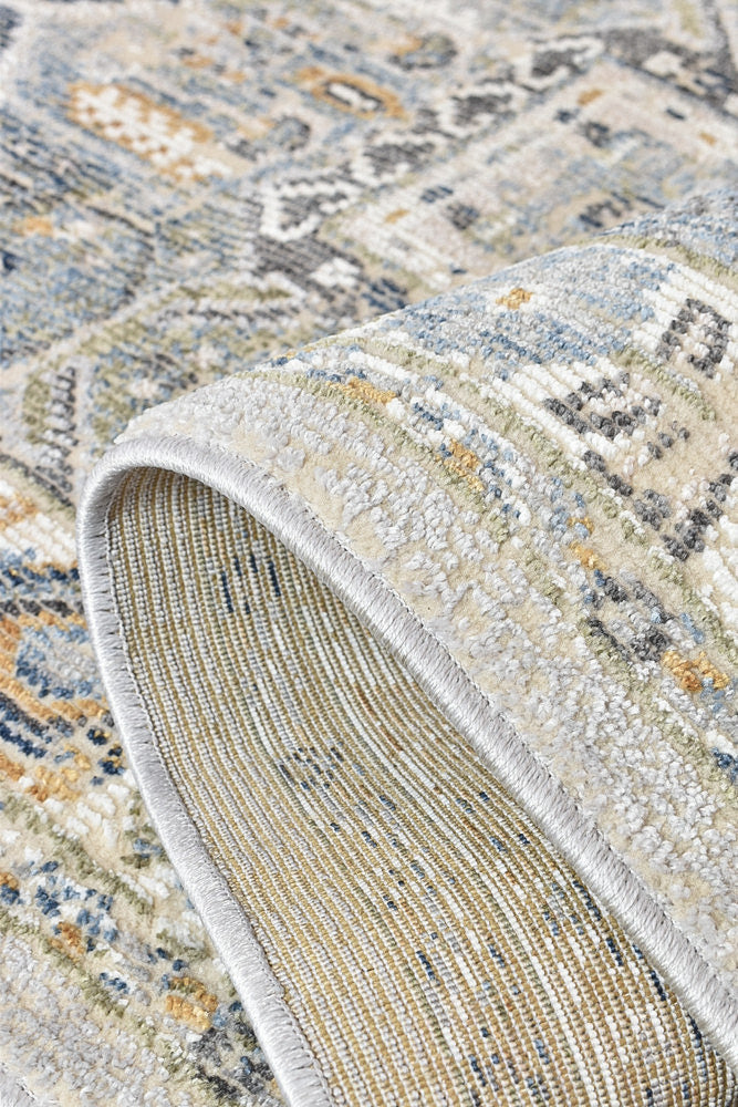 Medina Blue Grey Rug 0319A