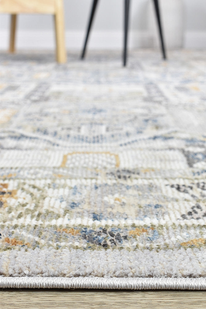 Medina Blue Grey Rug 0319A