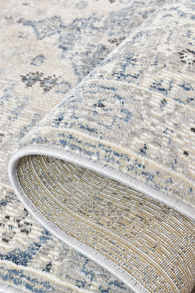 Medina Blue L.Grey Rug 0320C