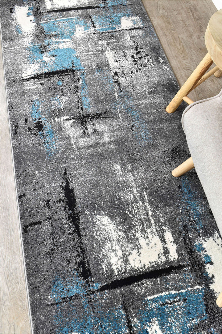 Novus 53A Grey Turquoise Runner