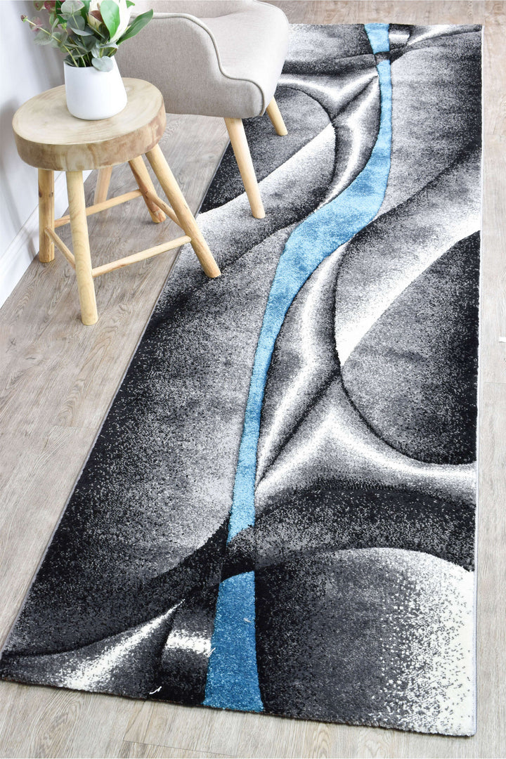 Novus 56A Grey Turquoise Runner