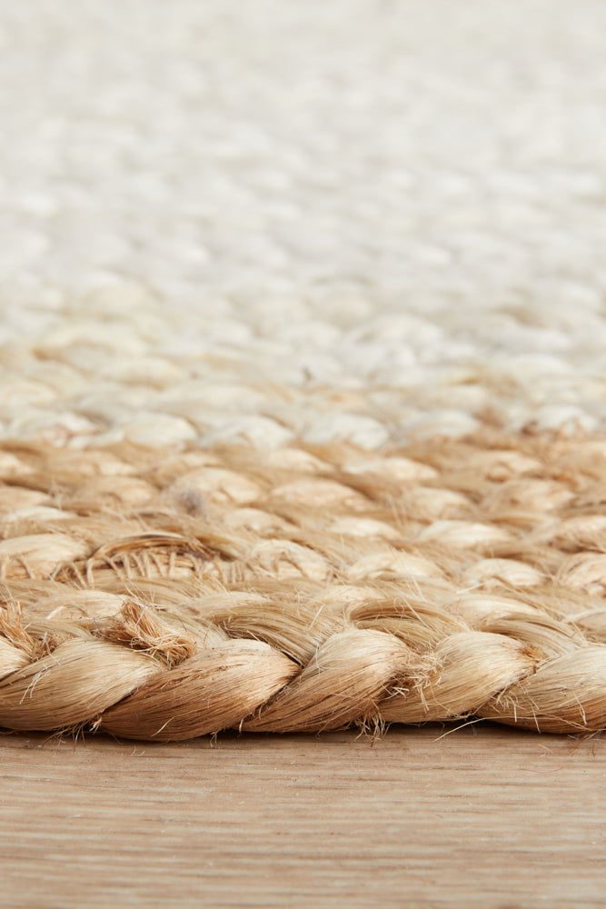 Noosa 222 White Runner Rug