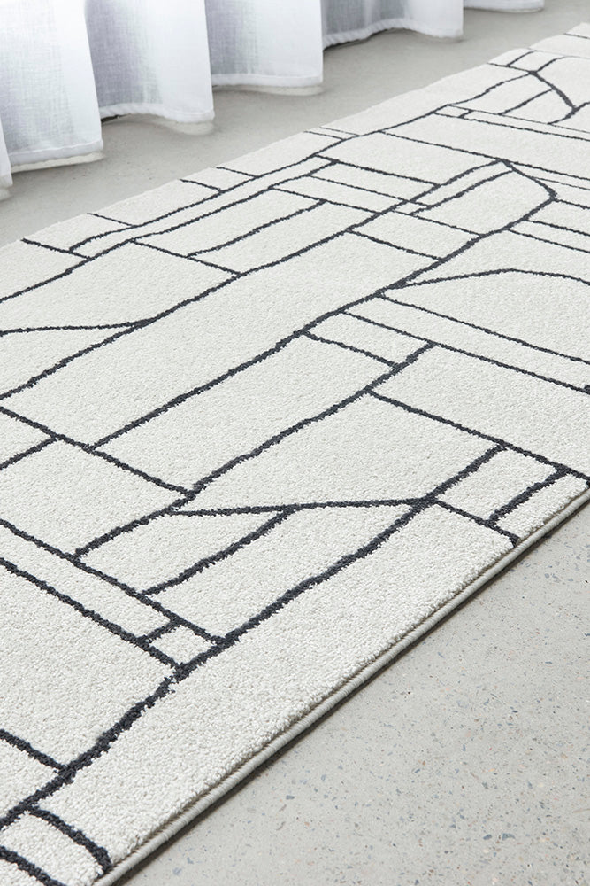 Paradise Fleur White Runner