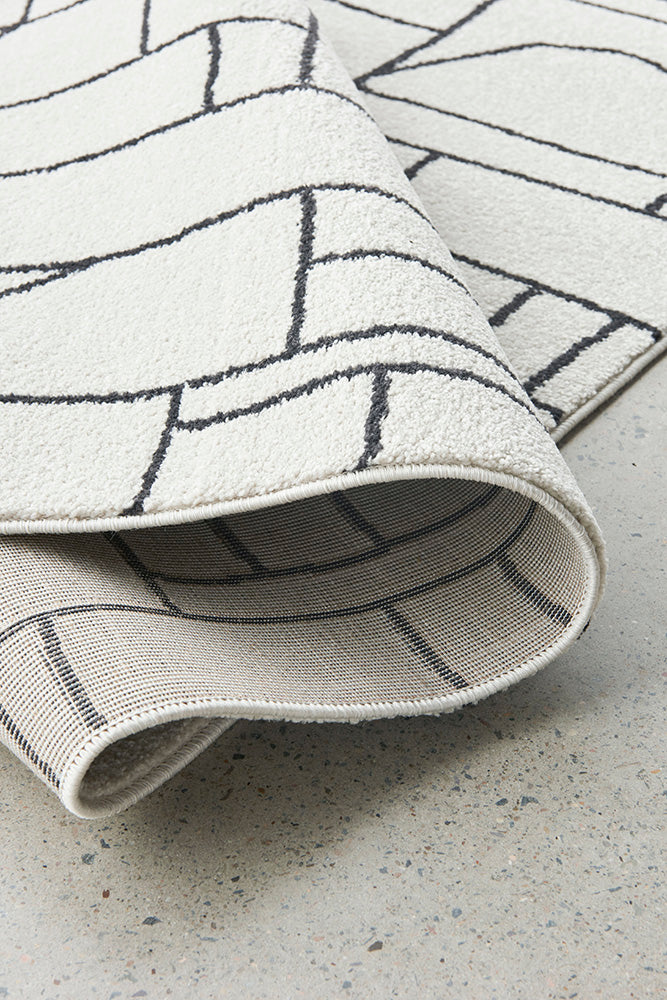 Paradise Fleur White Runner
