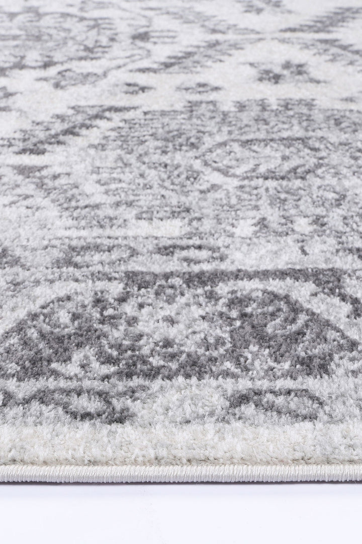Frankie Pau Cream & Grey Traditional Rug