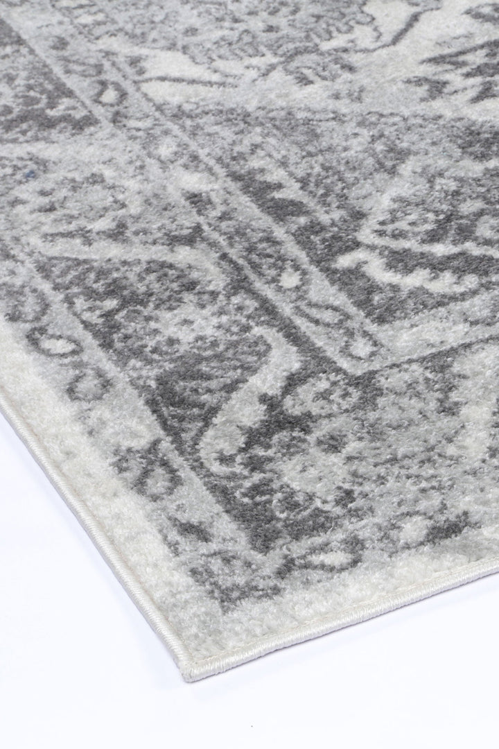 Frankie Pau Cream & Grey Traditional Rug