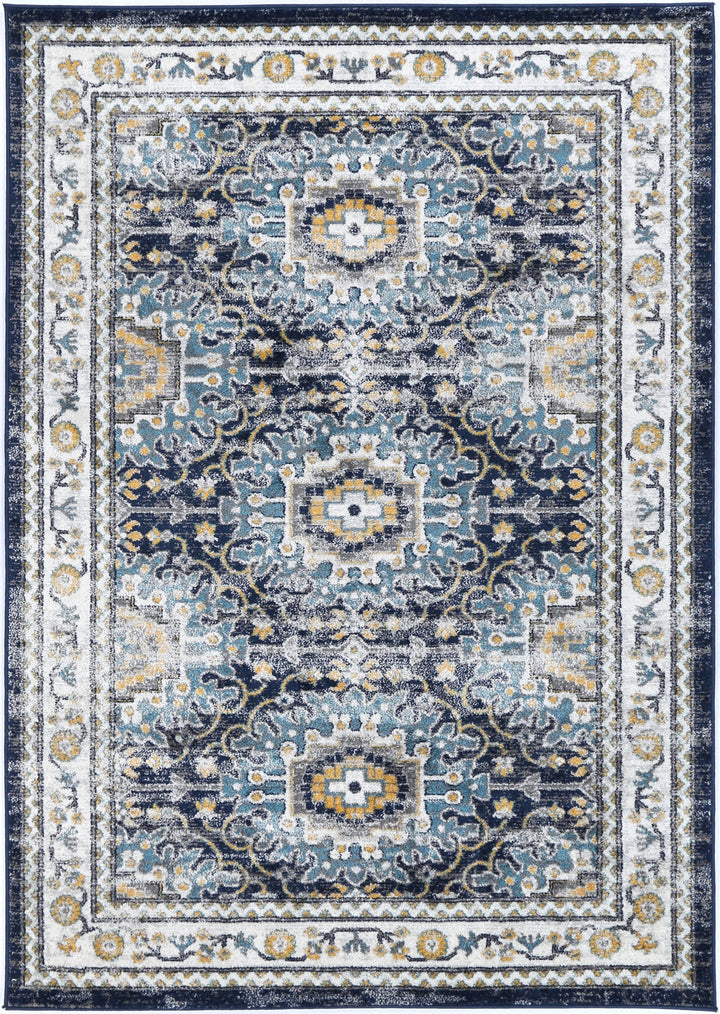 Frankie Frejus Blue Transitional Rug