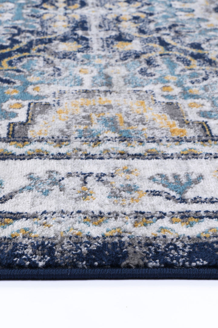 Frankie Frejus Blue Transitional Rug