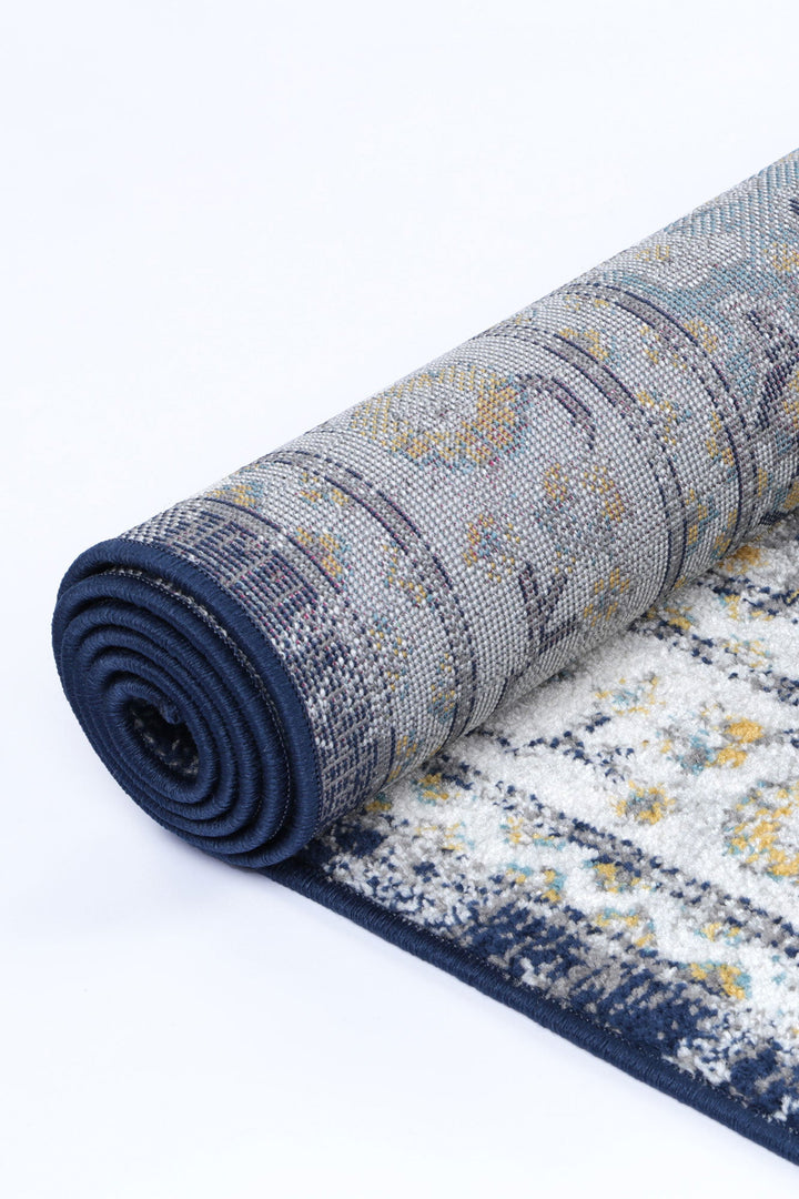 Frankie Frejus Blue Transitional Rug