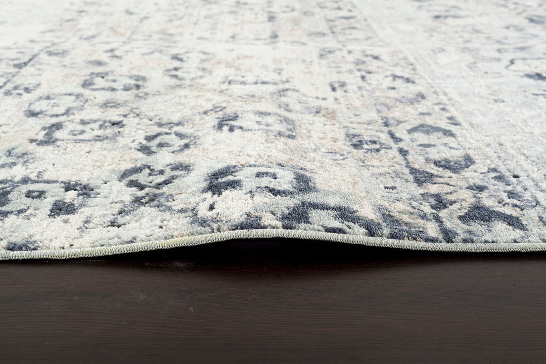 Providence Rugs Providence Esquire Segments Traditional Blue Rug – Luxurious Rugs