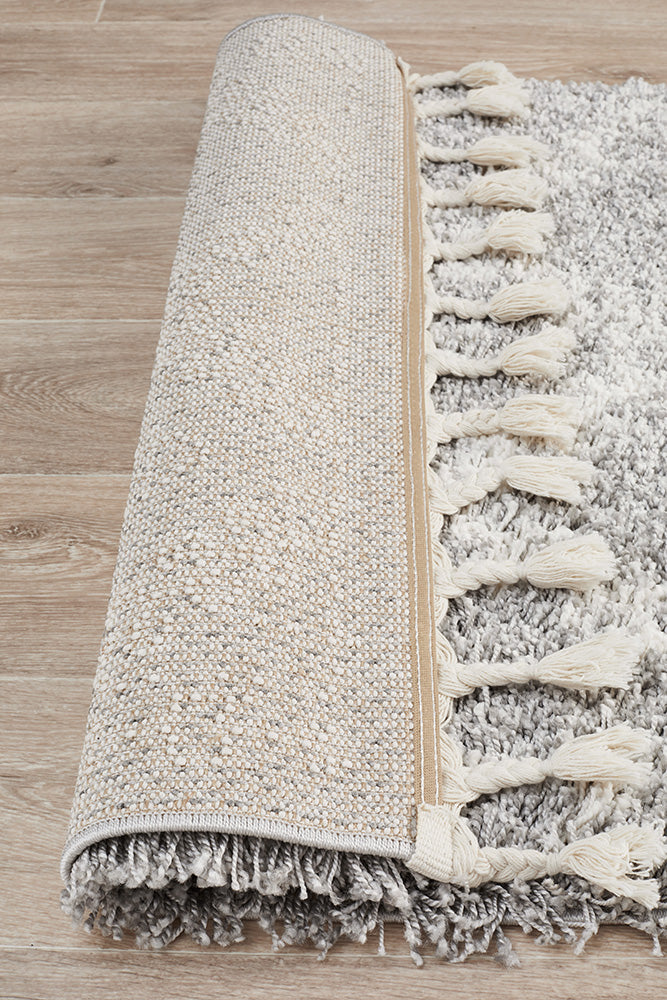 Saffron 33 Silver Runner Rug