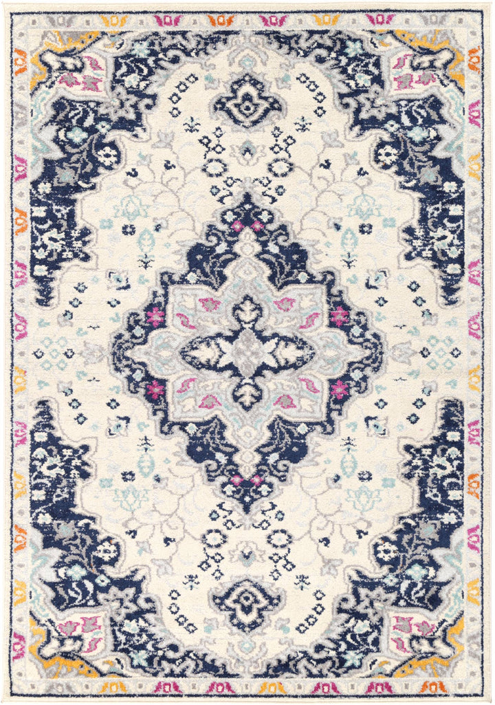 Palermo Acate Ivory & Multi Transitional Rug